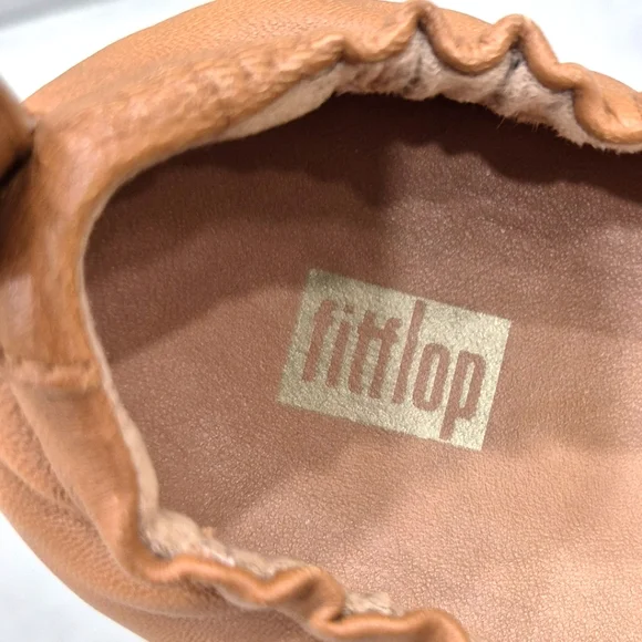 FitFlop Women's Tan Ballet Flats - Picture 10 of 13
